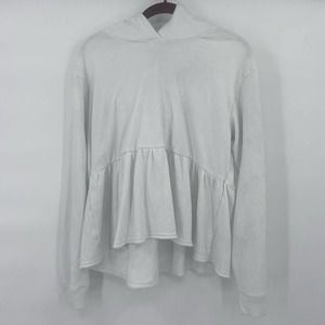 American Eagle Jegging Fit White Pullover Sweatshirt Size Medium